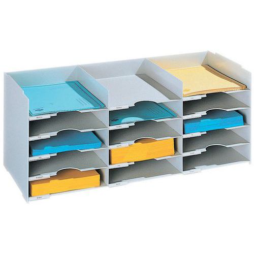 Casillero Clasificador Horizontal Gris Paperflow Manutan Es