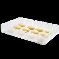 CAJA PARA TROZOS DE MASA 600x400x90 15 L TRANS.