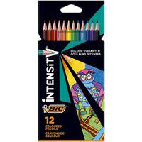 Lápices de colores Intensity triangular mina suave surtidos - BIC