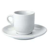 Taza de expresso con plato