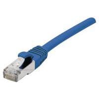 Cordón patch RJ45 - Cable derecho Cat. 6 - Blindado SFTP - azul