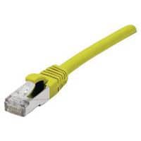 Cordón patch RJ45 - Cable derecho Cat. 6 - Blindado SFTP - Amarillo