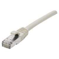 Cordón patch RJ45 - Cable derecho Cat. 6 - Blindado SFTP - Gris