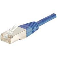 Cordón patch RJ45 - Cable derecho Cat. 6 - Blindado FTP - CUC - Azul