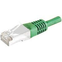 Cordón patch RJ45 - Cable derecho Cat. 6 - Blindado FTP - CUC - Verde