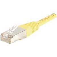 Cordón patch RJ45 - Cable derecho Cat. 6 - Blindado FTP - CUC - Amarillo