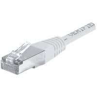 Cordón patch RJ45 - Cable derecho Cat. 6 - Blindado FTP - Gris