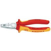 Alicate universal aislado cromado Knipex 1000V VDE