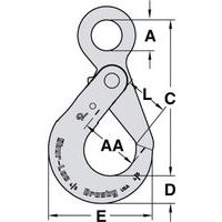 A = Ancho útilB = Altura útilC = Altura totalD = Talón alturaE = Ancho totalH = ∅AA = ∅ de colgadorL = Abertura