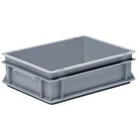 Caja apilable norma Europa color gris RAKO - de 10 a 26 L