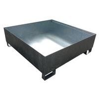 Cubeta colectora de acero galvanizado - 440 L - Sameto Technifil