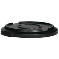 Tapa encajable para contenedor redondo - 85 L negro -  Manutan Expert