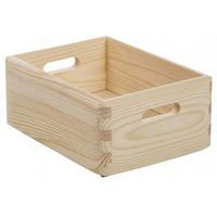 Caja de madera - Paredes macizas - Longitud de 300 a 460 mm - De 2,9 a 34,5 L