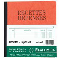 Registro de recordatorio de ingresos-gastos 21 x 19 cm - 80 páginas