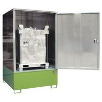 caja colectora verde - 1100 L