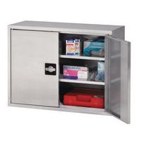 Armario de pared inox. - 2 puertas