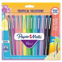 Caja de 12 rotuladores Flair® - surtido tropical - Paper Mate®