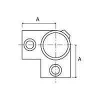 Medida del tubo	AØ 27 mm 	44Ø 42 mm 	60Ø 48 mm 	68