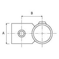 Medida del tubo	A 	BØ 27 mm 	36 	32Ø 42 mm 	54 	49Ø 48 mm 	60 	54