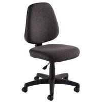 Silla de oficina clásica, Con reposabrazos: no, Tipo de pie: Ruedas, Asiento material: Paño