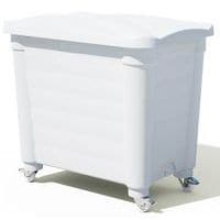 Caja de almacenamiento EASYBAC con tapa y ruedas - De 115 L a 585 L