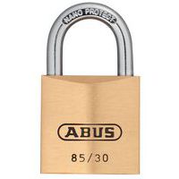 Candado de seguridad Abus serie 85 para llave maestra - 2 llaves - 30 mm