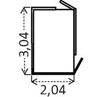 Indique en el pedido la ubicación de las puertas A, B o C. Las puertas se abren únicamente hacia fuera. Dimensiones totales en m.