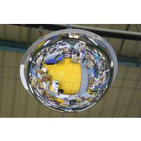 Espejo hemisférico de 360° - 1200 mm - Fijación por imán - Kaptorama
