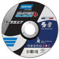 Disco de corte plano Norton SUPER BLEUE 4-METAL