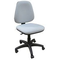 Silla de oficina clásica, Con reposabrazos: no, Tipo de pie: Ruedas, Asiento material: Paño