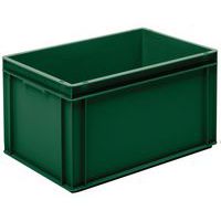 Caja norma Europa - Maciza - Verde reciclada - 60 L - UTZ