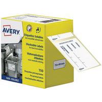 Etiquetas hidrosolubles preimpresas para trazabilidad alimentaria - Lote de 150 - Avery