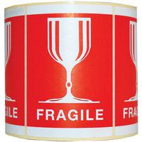 Etiqueta de seguridad - Impreso Verre fragile (Cristal frágil)