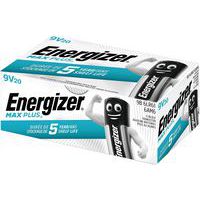 Pila alcalina Max Plus - 9 V - Lote de 20 - Energizer