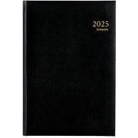 Agenda diaria Minister negra de 22 x 16 cm - Año 2025