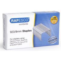 Caja de 1000 grapas 23/8 galvanizadas para grapadora - Rapesco