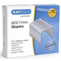 Caja de 1000 grapas 23/17 galvanizadas para grapadora - Rapesco