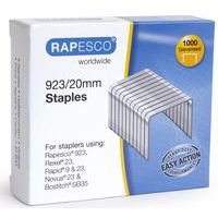 Caja de 1000 grapas 23/20 galvanizadas para grapadora - Rapesco