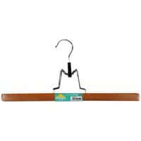 Percha de pinza para falda de madera, 35 cm de longitud - DPL