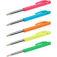 Bolígrafo retráctil de punta de bola M10 Colors Fun - Bic