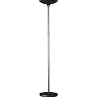 Lámpara de pie Varialux LED negra, toma europea - Unilux