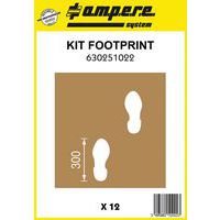 Plantilla de huella - Kit Footprint - 12 planchas - Ampere System