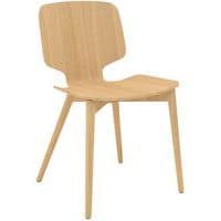 Silla Code con patas de madera natural