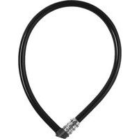 Cable antirrobo negro con combinación 3406C/55 BK - Abus