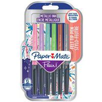 Rotulador Paper Mate Flair Metallic surtido, lote de 6 - Papermate