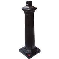 Cenicero Groundskeeper Tuscan negro - 600 colillas - Rubbermaid