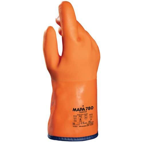 Guantes antifrío 100 % impermeables TempIce 780 - Mapa