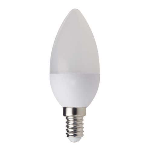 Bombilla LED SMD oliva C37 de 6 W con casquillo E14 - VELAMP