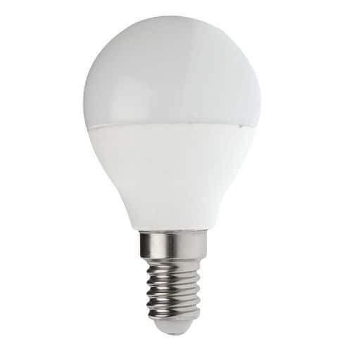 Bombilla LED SMD miniesférica P45 de 6 W con casquillo E14 - VELAMP