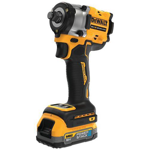 Pistola de impacto de 1/2'' XR de 18 V y 1,7 Ah POWERSTACK - DEWALT